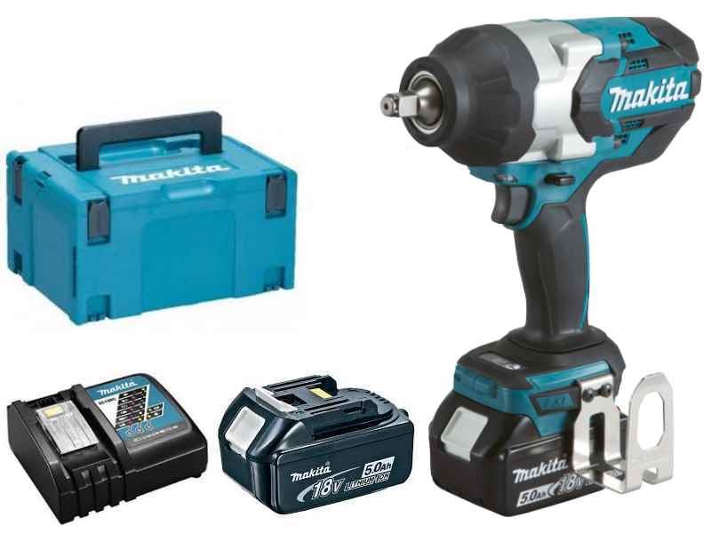 ACCU SLAGMOERSLEUTEL Li 2X5,0Ah 1000Nm MAKITA | ufttools.be