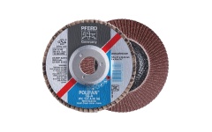 Foto LAMELLENSCHIJF CONISCH Ø125MM K120 AO GLASVEZ PFERD POLIFAN PFC 125 A 120 SG