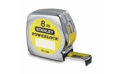 Foto ROLMETER 8M 25MM VERCHROOMD HUIS STANLEY POWERLOCK