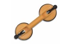 Foto RUITENZUIGNAP KUNSTSTOF MET 2 NAPPEN Ø120 DV 60KG VERIBOR 602.1A