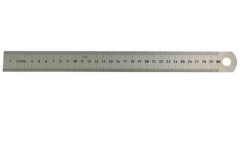 Foto MEETLAT INOX 1000 X 30 X 0,80 MM KLASSE II MIB 456