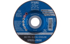 Foto SNIJSCHIJF DOORGEZET Ø115 X 2,4 X 22,2MM INOX PFERD EH 115-2,4 A46RSG