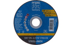Foto SNIJSCHIJF VLAK Ø125 X 2,4 X 22,2MM STEELOX PFERD EHT 125-2,4 A46PPSF