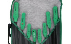 Foto SET (8) INBUSSCHROEVENDRAAIERS MET BOLKOP 1C BEARGRIP