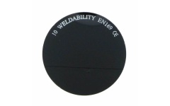 Foto LASGLAS GROEN ROND 50 MM KLEUR 10 