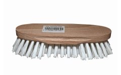 Foto HANDWASBORSTEL 185MM HOUT/ POLYAMIDE WIT 