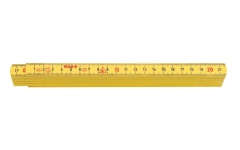 Foto VOUWMETER GLASVEZEL 2 M GEEL SOLA HK 2/10 G