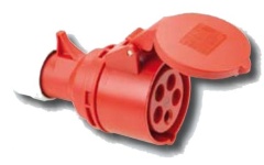 Foto KOPPELSTEKKER CEE 400V 32A 5-POLIG 400/32/5 