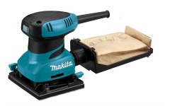 Foto HANDPALM VLAKSCHUURMACHINE 200W 114 X 102(140)MM MAKITA BO4555K