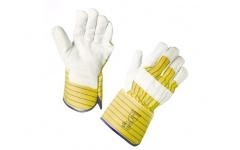 Foto HANDSCHOEN RUNDNERFLEDER GU WIT WORKER M 10 