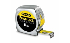 Foto ROLMETER 5M 19MM VERCHROOMD HUIS STANLEY POWERLOCK