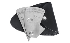 Foto HOEKLASMETER RVS  0-20MM 60°-90° RVS WAAIERMODEL JANKUS 