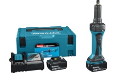 Foto ACCU RECHTE SLIJPMACHINE 18V Li 2X5,0Ah Ø6MM MAKITA DGD800RTJ