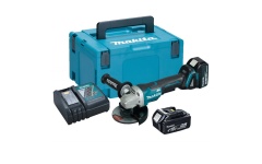 Foto ACCU SLIJPMACHINE Ø125MM 18V Li 2X5,0Ah BL DODEM MAKITA DGA508RTJ