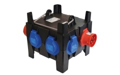 Foto GEISOLEERDE VERDEELKAST 16A 400V LUMX LM 47110