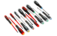 Foto SET (15) SCHROEVENDRAAIERS PLAT/PH/PZ/TORX/1000V BAHCO ERGO BE-9877