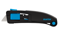 Foto VEILIGHEIDSUITSCHUIFMES 3-ZIJD. KNOP AFGEROND MES MARTOR SECUPRO MAXISAFE