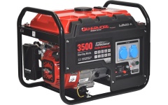 Foto STROOMGROEP BENZINE 3,5KVA 3100W 7PK 4T GENERMORE G3500-A