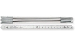 Foto VOUWMETER 2M ALU ZILVER / ZWART MM  BMI 961200044W
