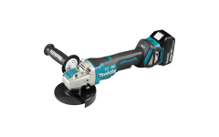 Foto ACCU SLIJPMACHINE Ø125MM 18V Li 2X5,0Ah BL X-LOCK MAKITA DGA519RTJ