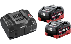 Foto SET 2 X ACCU 18V 5,5Ah LiHD + ASC 145 DOOS METABO BLACK EDITION