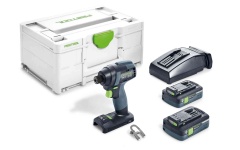Foto ACCU SLAGSCHROEVENDRAAIER 18V LiHD 2X4Ah 180Nm FESTOOL TID 18 HPC 4,0 I-PLUS 