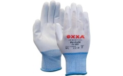 Foto HANDSCHOEN PU-FLEX NYLON WIT MAAT 8 (M) OXXA