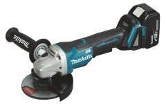 Foto ACCU SLIJPMACHINE Ø125MM 18V Li BODY+1XBAT MAKITA DGA508T1J