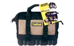 Foto GEREEDSCHAPSTAS POLYESTER MET DRAAGRIEM 32X28X19  TOOLPACK CONSTRUCTOR-L 360.030