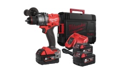 Foto ACCU KLOPBOOR- & SCHROEFMACHINE 18V Li 2X5,0Ah MILWAUKEE M18 FPD3-502X