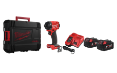 Foto ACCU SLAGSCHROEVENDRAAIER 18V Li 2X5Ah 226Nm MILWAUKEE M18 FID3-502X